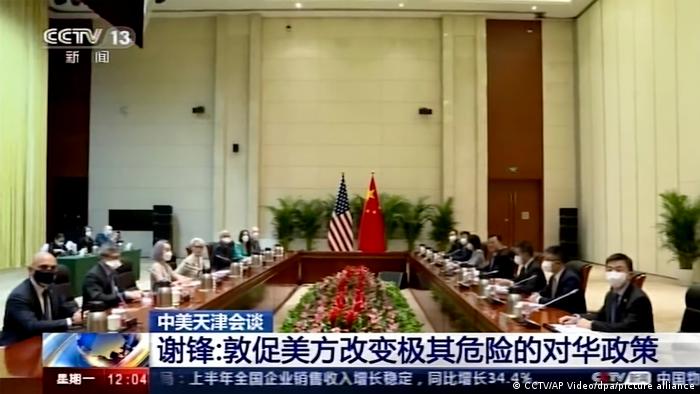 China | Treffen zwischen Vertretern der Außenministerien von China & den USA