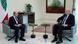 Libanon Präsidentenpalast | Michel Aoun, Präsident & Nadschib Miqati, ehemaliger Ministerpräsident Libanon Präsidentenpalast | Michel Aoun, Präsident & Nadschib Miqati, ehemaliger Ministerpräsident