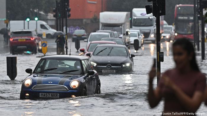 Banjir di London, 25 Juli 2021
