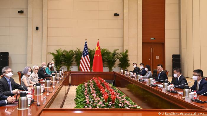China USA l stellvertretender Außenminister Xie Feng bei Gesprächen mit US-Vertretern