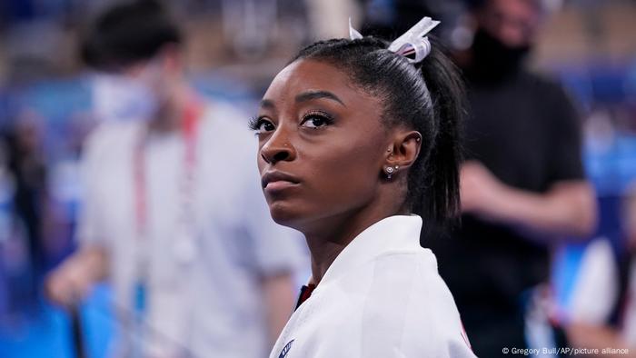 Simone Biles bei den Olympischen Spielen 2020 in Tokio