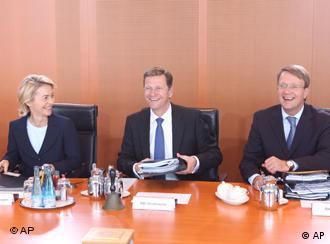 Vice-Chancellor Guido Westerwelle in the chair