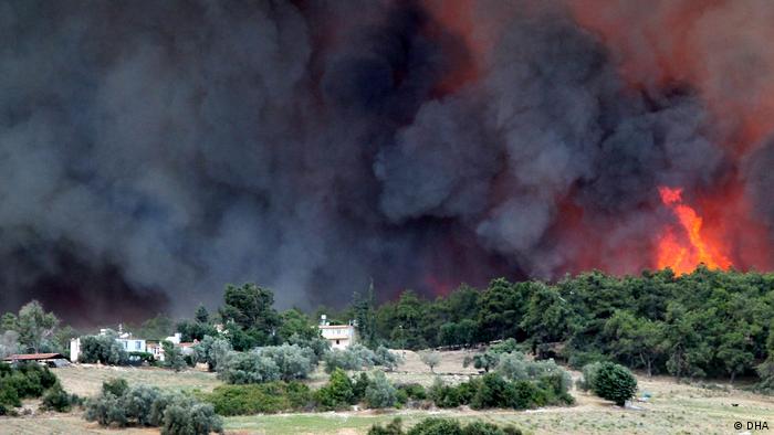 Türkei | Waldbrand in Antalya bedroht Häuser