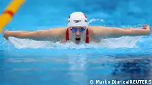 Tokyo 2020 Olympics - Swimming - Women's 200m Butterfly - Final - Tokyo Aquatics Centre - Tokyo, Japan - July 29, 2021. Zhang Yufei of China in action. REUTERS/Marko Djurica