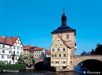 El antiguo ayuntamiento de Bamberg: una ciudad para enamorarse.