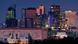 The Paris skyline at night 