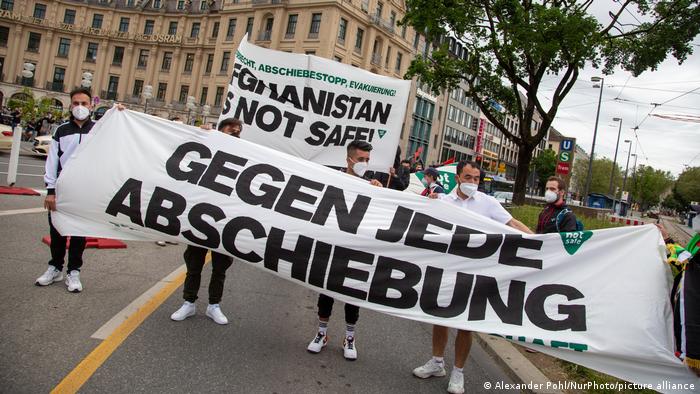 Manifestations à Munich contre les déportations vers l'Afghanistan