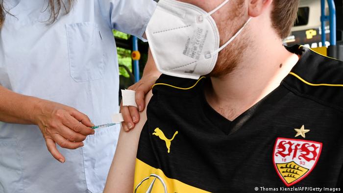 Deutschland Impfaktion beim VFB-Stuttgart