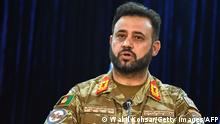 July 7, 2021***
General Ajmal Omar Shinwari, spokesperson for the Afghan security sector, speaks during a press conference in Kabul on July 7, 2021. (Photo by Wakil Kohsar / AFP) (Photo by WAKIL KOHSAR/AFP via Getty Images)
