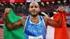 Italian sprinter Lamont Marcell Jacobs celebrates his win in the men's 100 meters Italian sprinter Lamont Marcell Jacobs celebrates his win in the men's 100 meters