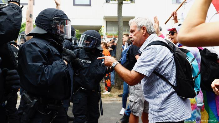 Protesto em Berlim