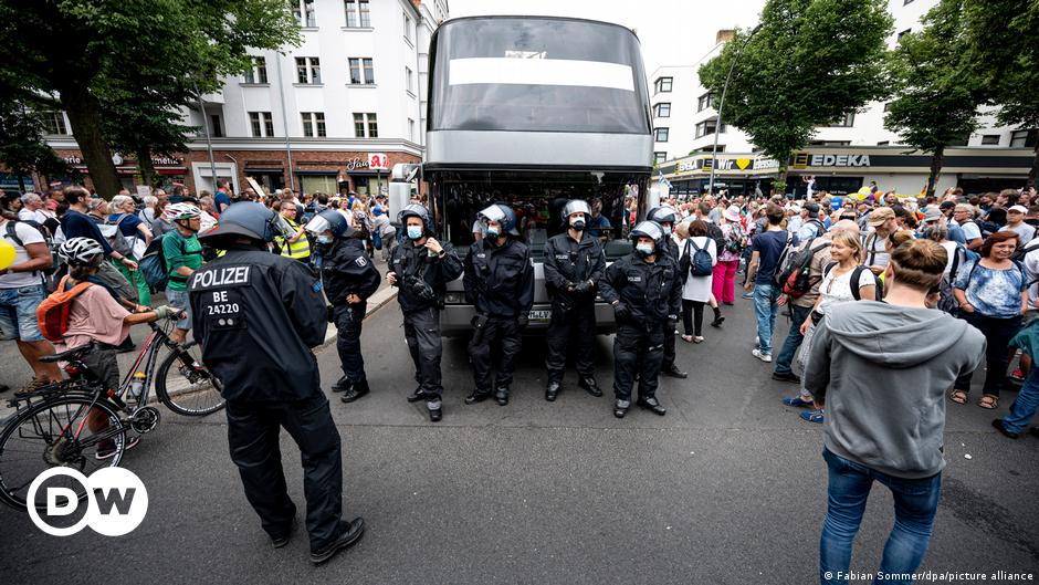 Proteste gegen Corona-Maßnahmen in Berlin