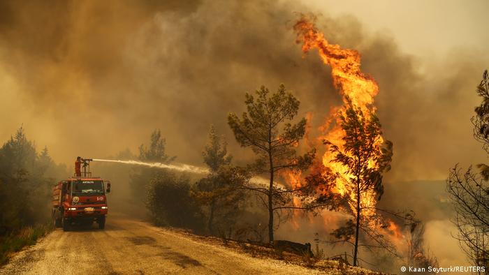 Orman yangınları: Belediye başkanlarından "yardım" çağrısı – DW – 02.08.2021