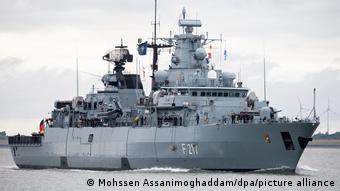 德国海军“巴伐利亚号”护卫舰去年曾巡航印太地区 