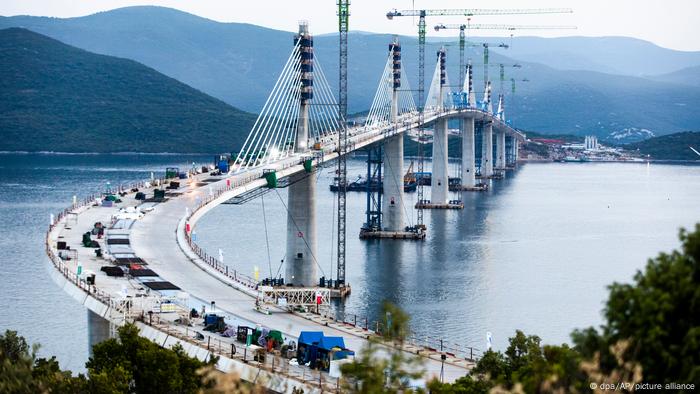 Peljesac Brücke Kroatien 