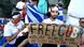 Foto de personas que protestan en Nueva York con un rótulo que dice "liberen a Cuba" en inglés. Foto de personas que protestan en Nueva York con un rótulo que dice "liberen a Cuba" en inglés.