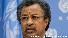 Generalsekretär der Vereinten Nationen für Westafrika und die Sahelzone, Mahamat Saleh Annadif.