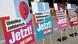 Left Party 2021 campaign posters in Berlin Left Party 2021 campaign posters in Berlin