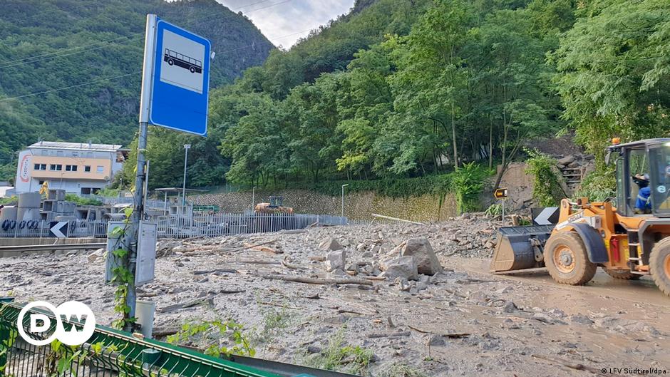 Hochwasser-Alarm in Südtirol und der Lombardei