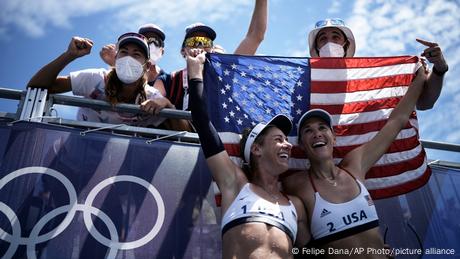 <div>Tokyo Olympics Digest: United States 'A-Team' strike gold in beach volleyball</div>