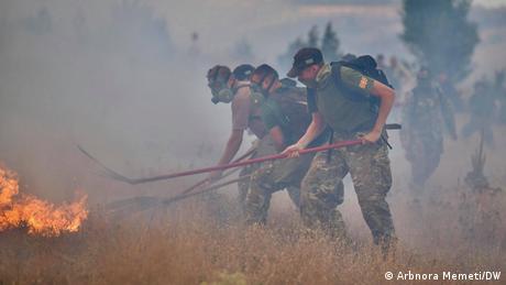 Waldbrände in Nordmazedonien
