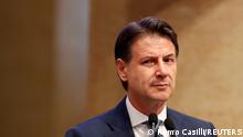 FILE PHOTO: Former Italian Prime Minister Giuseppe Conte looks on during a news conference to discuss the 5-Star political party, in Rome, Italy, June 28, 2021. REUTERS/Remo Casilli/File Photo