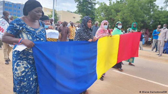 Tschad N'Djamena | Demonstration der wakit Tama Bewegung