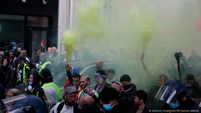 07/08/2021 I Frankreich I Corona-Proteste in Paris
