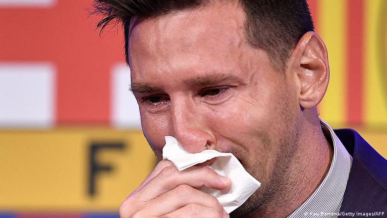 Messi nimmt weinend Abschied von Barcelona