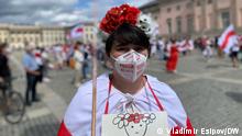Anbei fünf Bilder von der heutigen Kundgebung der weißrussischen Opposition in Berlin. 08/08/2021
Copyright und via Vladimir Esipov/DW
2151 - Christian Mihr, Reporter ohne Grenzen
2154 - Anna Schkor, Initiative Razam
Stichworte: Belarus, Weißrussland
