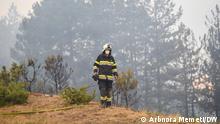 Waldbrände- Feuerwehrmänner aus Österreich beim Einsatz in Nordmazedonien. 06.08.2021
Arbnora Memeti
