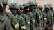 Rwandan soliders in combat dress departing for Mozambique Rwandan soliders in combat dress departing for Mozambique