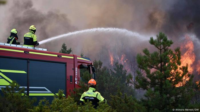 Waldbrände in Nordmazedonien