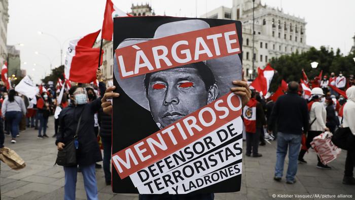 Marchan en Lima contra el gobierno de Pedro Castillo | Las noticias y análisis más importantes en América Latina | DW | 23.08.2021