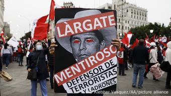 Peru Lima | Demonstration gegen Pedro Castillo