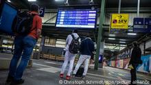 Lokführer-Streik lähmt Bahnverkehr in ganz Deutschland