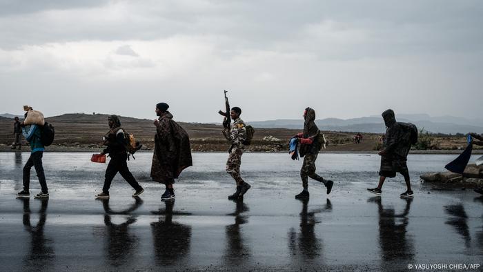 Des combattants tigréens en juin 2021, à Mekele