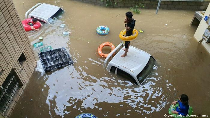 Arşiv - Güney Kore'nin Hadong kentinde yaşanan sel felaketinde en az 30 kişi hayatını kaybetmişti (Ağustos/2020)