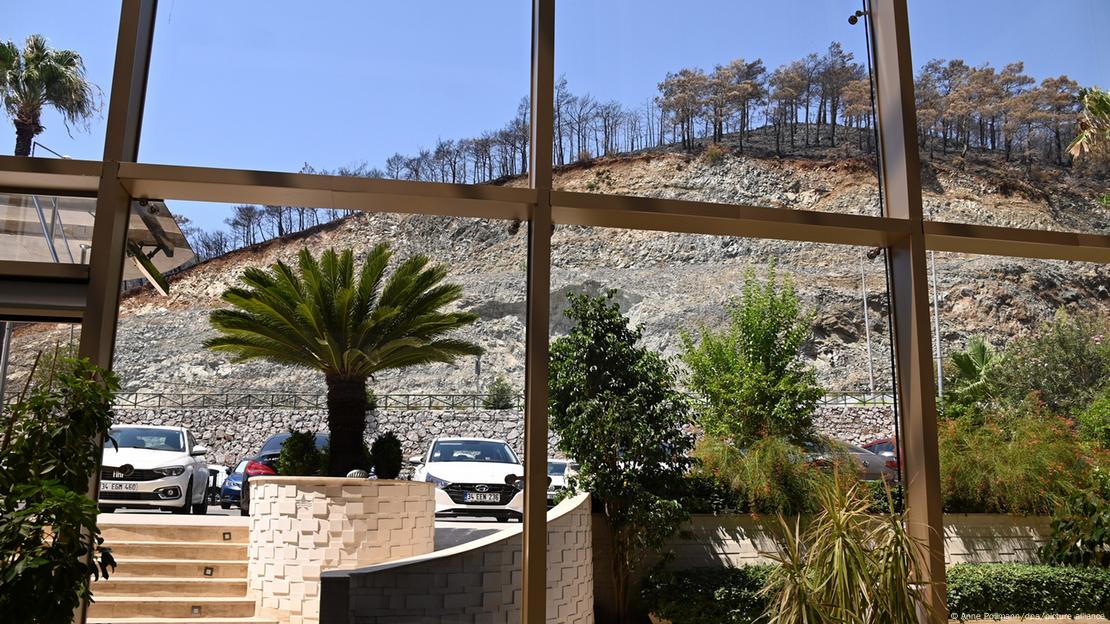 Turistik bir otel tesisi 