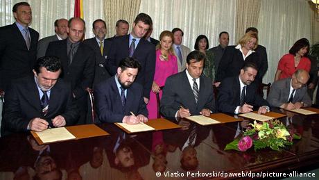 Friedensabkommen für Mazedonien unterzeichnet