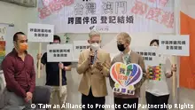 提告政府胜诉 台湾澳门同性伴侣顺利结婚
