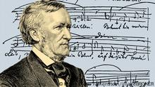 Portrait von Wilhelm Richard Wagner, 1813 - 1883, ein deutscher Komponist, Dramatiker, Philosoph, Dichter, Schriftsteller