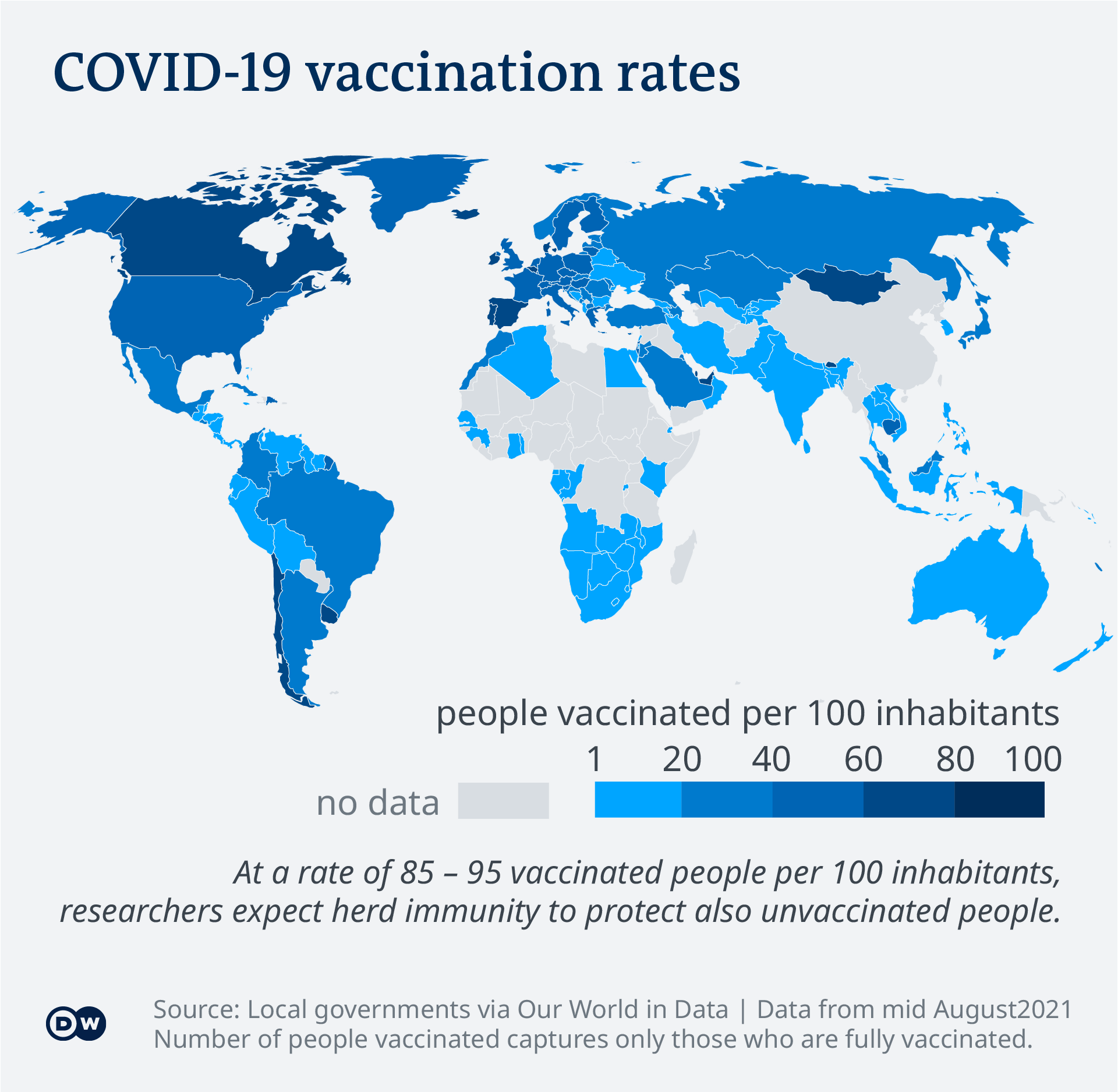 Covid 19 Vaccinations What S The Progress Science In Depth Reporting On Science And Technology Dw 14 08 2021