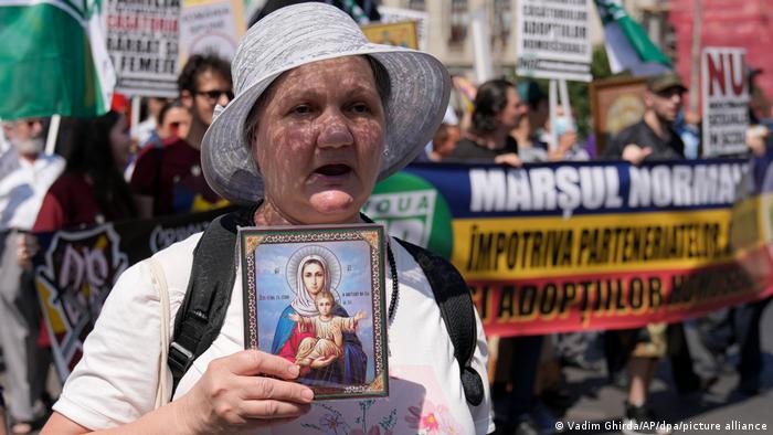 Rumänien Protest gegen den Gay Pride Umzug in Bukarest