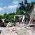 Разрушенные при землетрясении здания в городе Ле-Ке на юго-западе Гаити