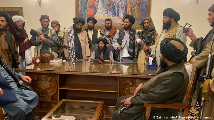 塔利班已经接管了位于首都喀布尔的总统府