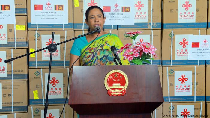 Sri Lankas Gesundheitsministerin Pavithra Wanniarachchi Sri Lankas Gesundheitsministerin Pavithra Wanniarachchi