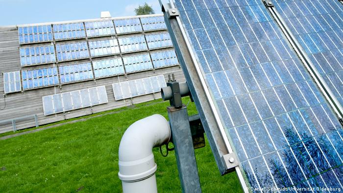 Старейшая в ФРГ экспериментальная солнечная электростанция заработала в 1982 году при университете Ольденбурга на севере страны
