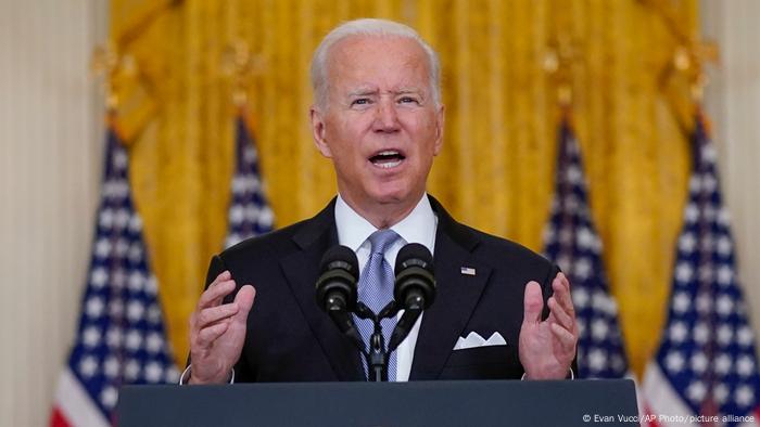 Joe Biden at lectern