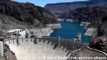 Low water levels at Lake Mead